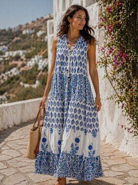 chinese dress ladies Chelsea Maxi Dress in Lagoon Xs / Lagoon